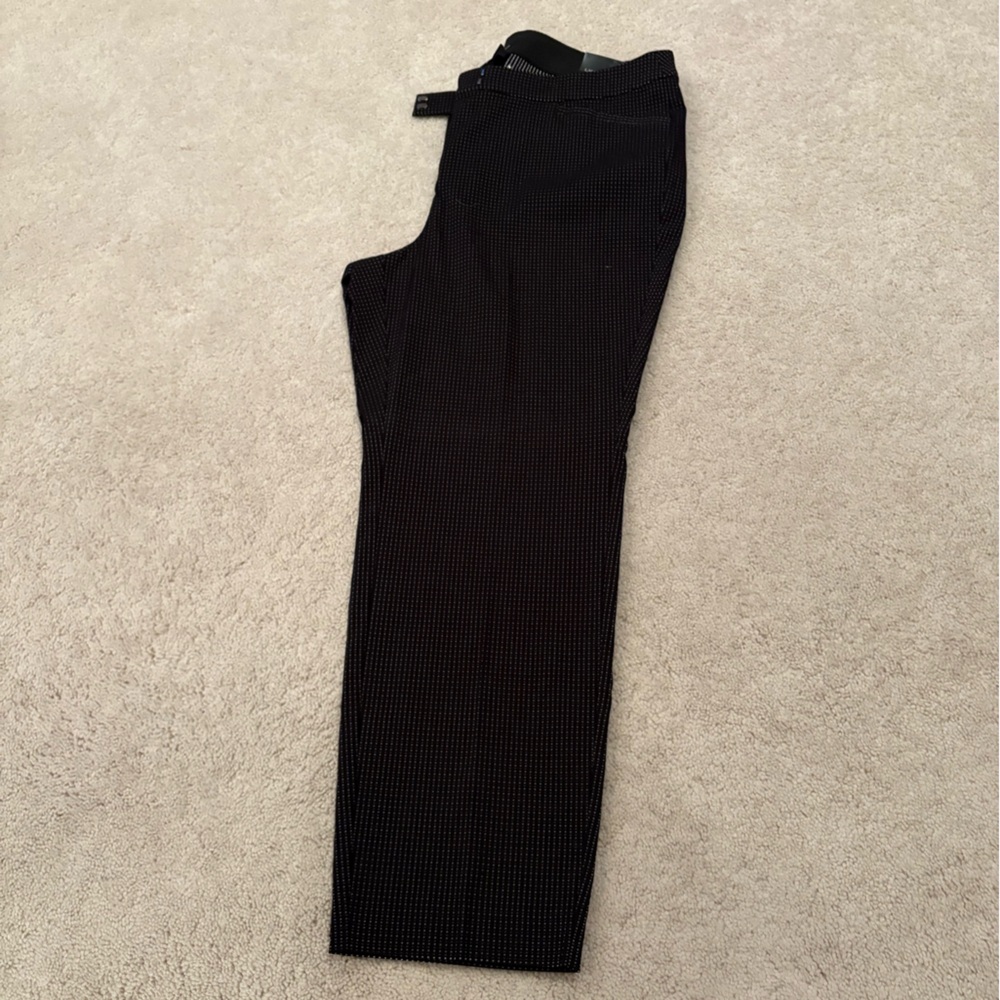 Lane Bryant Black patterned Pants